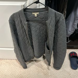Burberry zip up sweater